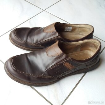Pánské vycházkové kožené boty. Vel.45 - 9