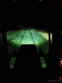 Zetor přední LED světla 143mm 5,75' (angel eyes) - 9