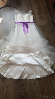 Svatební šaty ivory vel.42 - 9