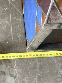 Kryt klima jednotky - ručně zhotovená vitráž - 9