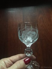 Broušené sklenice - 2 sady - 9