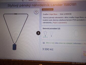 ŘETĚZ NA KRK- BOSS- + 1 ZDARMA - 9