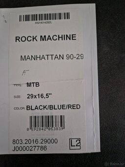 Prodam horske kolo Rockmachine Manhattan 90-29 velikost 16,5 - 9