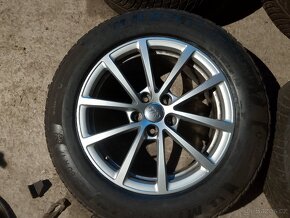 ALU Audi A6 Originál 7,5x17 5x112 ET36+zimní pneu 225/60/17 - 9