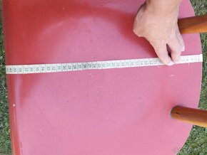 2 Dřevěné retro židle stáří cca 80 let - 9