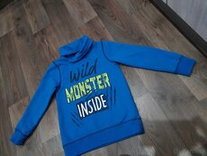 Mikina vel.116/122 teplá s choupkem - 9