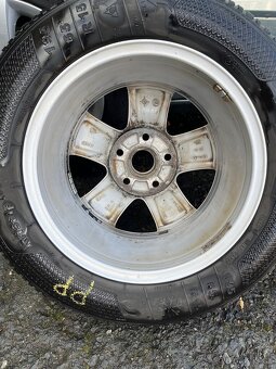 Alu kola orig Škoda + zimní pneu 195/65 r15 - 9