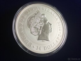 1 kg stříbrná mince koala 2010 - originál - 9