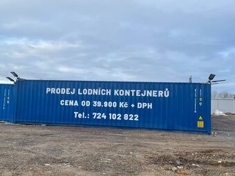 Lodní kontejnery SKLADEM Letiště České Budějovice 6m a 12m - 9