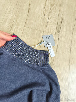 Nový svetr s kamínky, vel.L - 9