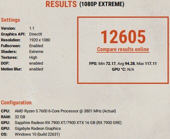 Sapphire Radeon RX 7900 PULSE GRE 16GB - 9