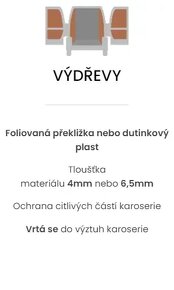 Vestavby do dodávek-PODLAHY / ŠTÍTY / VÝDŘEVY / KRYTY / KOTV - 9