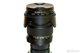 Nikon Sigma 17-50mm f/2,8 + UV + CPL filtr TOP STAV - 9