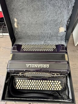 Akordeon Harmonika Organola 4 hlas,Top stav jedinečný v Č.R - 9