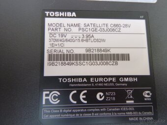 prodám notebook Toshiba - 9