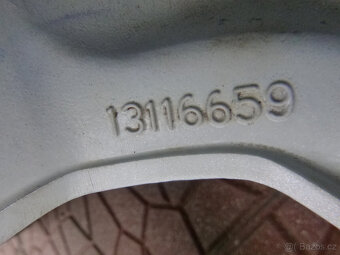 Letní sada alu kola - originál Opel GM 5x110 6,5Jx16 ET37 - 9