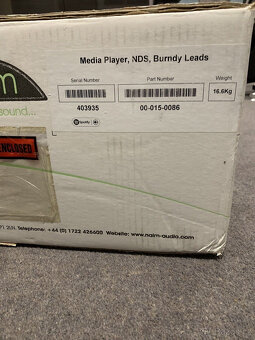 Naim Audio NDS Streamer s vypalovacím kabelem 24bit 192KHz, - 9