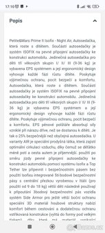 2x Autosedačka Petit & Mars Side Armor béžová / černá - 9