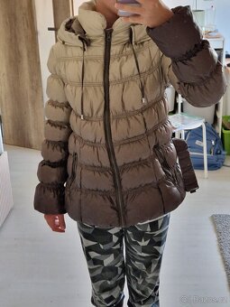 Hnědá péřová bunda Snowimage - 9