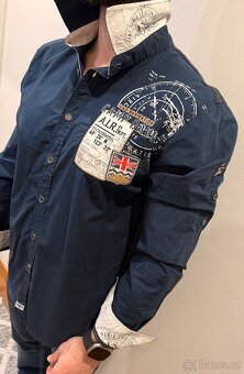 Košile Camp David Navy Blue Haritage Brand Regular Fit - 9