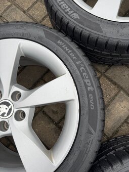 ORIGINÁL Alu Škoda DIONE 5x100, R16 - ZIMNÍ PNEU - 9
