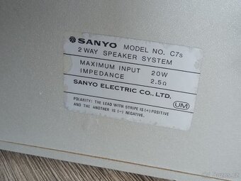 Sanyo C7s, radiomagnetofon Japan - 9