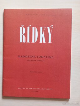 JAROSLAV ŘÍDKÝ – kolekce not - 9