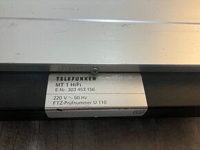 Tuner TELEFUNKEN MT 1 vintage hifi rok 1981 - 9