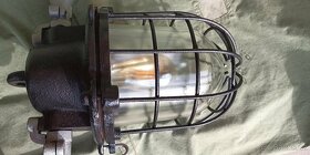 Rekonstruovaná orig. Industriální lampa 1960-70 - 9