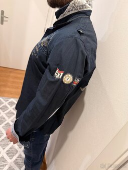 Košile Camp David Blue Haritage Brand Regular Fit - 9