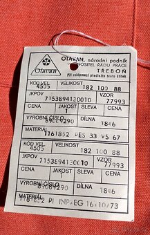 Oranžová pracovní souprava retro - 9