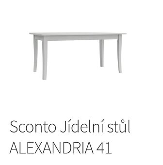 Jídelní rozkládací stůl Alexandria - 9