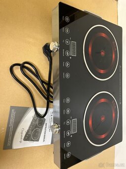 Skloneramický dvouplotnový vařič - 9