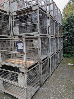 Kovové klece gitterbox - 9