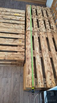 Prodám bytelnou paletovou postel EUR - 9
