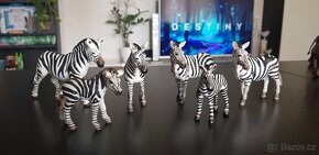 Schleich Safari žirafa velbloud zebra zebry - 9