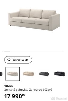 Sedací souprava Ikea Vimle - 9