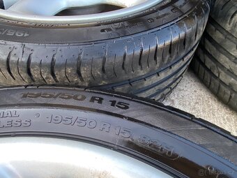 Letní hliníková kola 4x100 195/50 r15 Continental - 9