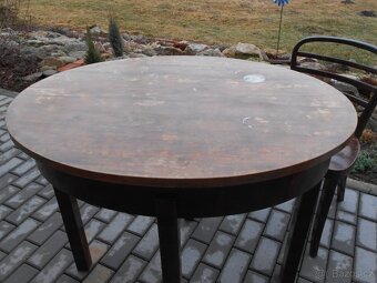 Starožitný nábytek ,židle a stůl Thonet - 9