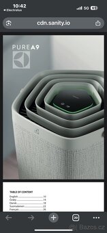 Čistička vzduchu Electrolux Pure A9 - 9