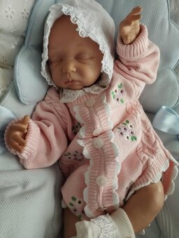 Vyšívaný overal Emmaline vel.3 měs. - 9