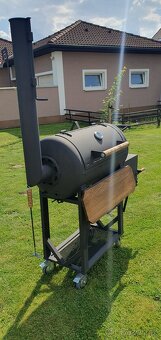 Velký zahradní BBQ Gril (Americký styl) SMOKER - 9