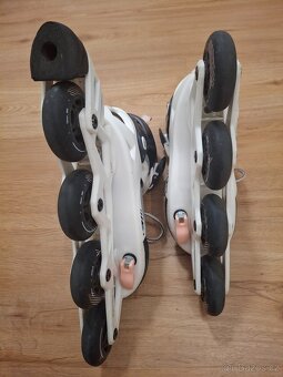 Kolečkové brusle Decathlon – rostoucí, vel. 32-35 - 9