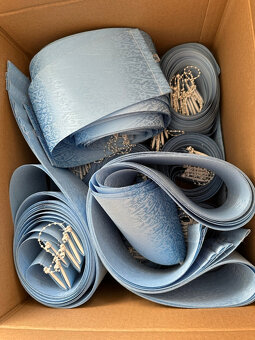 Vertikální žaluzie modré a šedé - 9