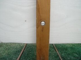 Kolébka dřevěná retro, slamníček a záclonka, 10 x foto - 9