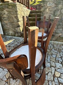 4 ŽIDLE THONET - 9