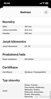 Herní notebook Rtx 3080, 64Gb RAM - 9