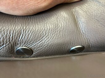 Kožená rohová pohovka Koinor (elektrická relaxační funkce) - 9