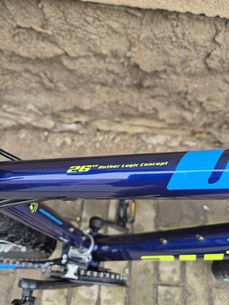 AUTHOR Outset 26 2021-22 vel.17" modrá/limeta MTB XC 26"ko - 9