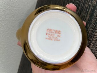 Značený čajový servis, porcelánový čínský drak - 9